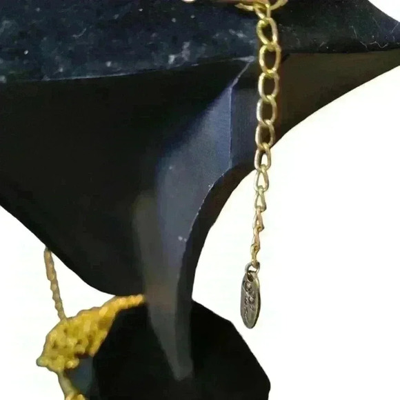 Plunder mykla myhla gold tone necklace with tassel - Picture 2 of 2